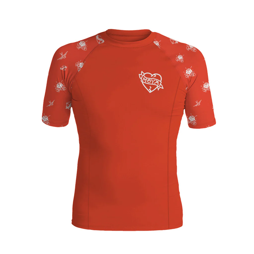 Love X Hate Red SS Rashguard – Image 2