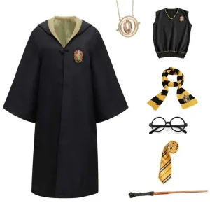 HogwartsMagic - Costume complet de Harry Potter avec accessoires