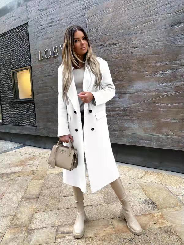 ANNA - Manteau en laine avec boutons pour l'hiver – Image 8