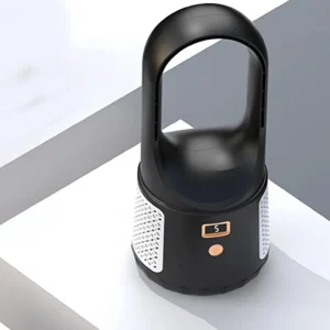 Bladeless Ventilateur de table - Ventilateur USB silencieux avec batterie pour chambre à coucher & bureau