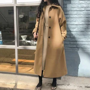 Élégant trench-coat avec ceinture pour femmes - Collection Automne