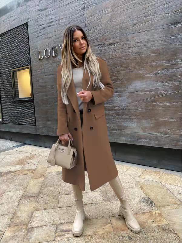 ANNA - Manteau en laine avec boutons pour l'hiver – Image 7