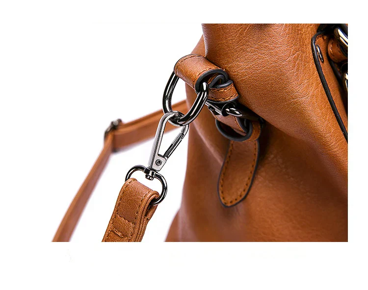 ERATO - Sac à main vintage en cuir souple de grande capacité avec bandoulière – Image 7