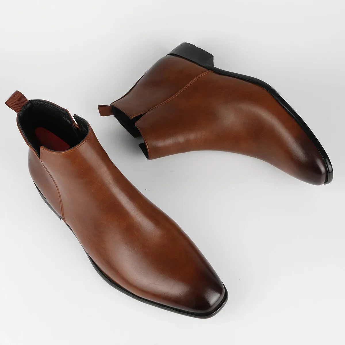 Bottes Chelsea confortables pour hommes | Bottines classiques élégantes à bout pointu – Image 3