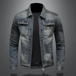 Antoine – Veste en denim rétro pour un style vintage automnal