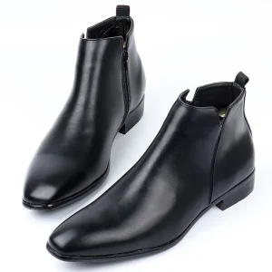 Bottes Chelsea confortables pour hommes | Bottines classiques élégantes à bout pointu