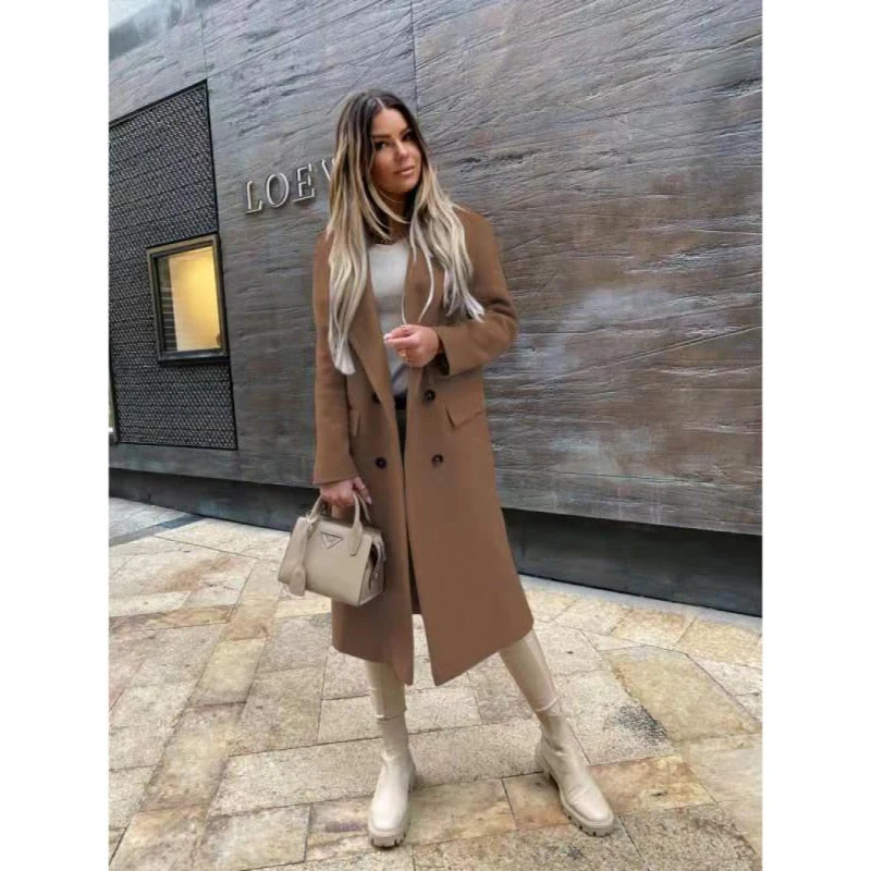 ANNA - Manteau en laine avec boutons pour l'hiver – Image 6