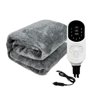 Couverture Chauffante CozyDrive 12V – Voyage Confort avec Minuterie & Température réglable