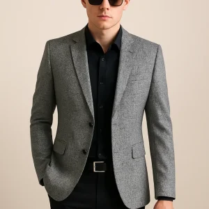 Veste blazer slim de printemps pour homme