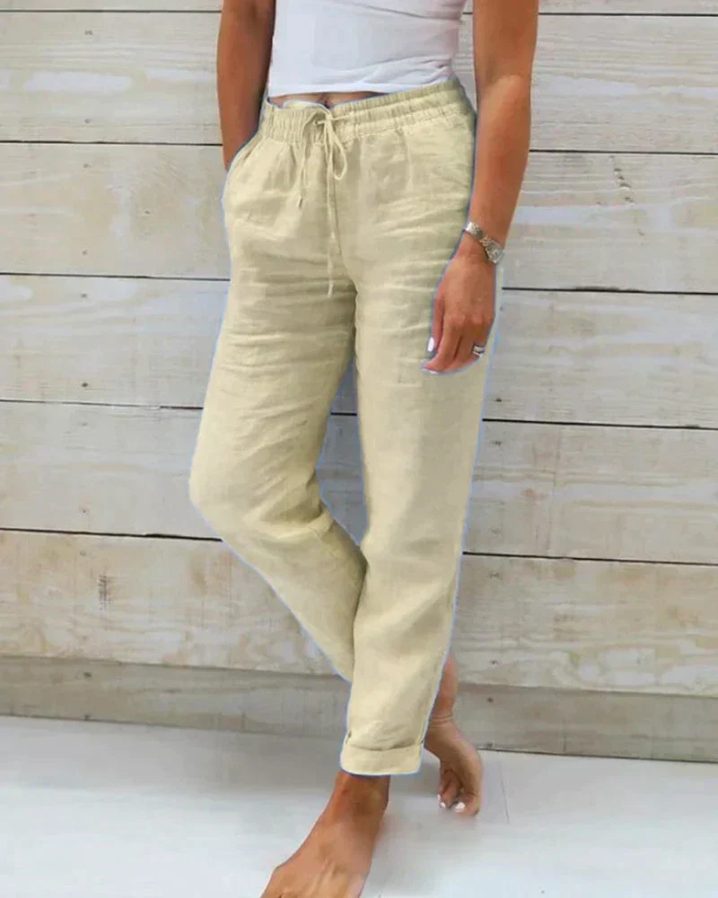 Stacy - pantalon en lin pour femme – Image 3