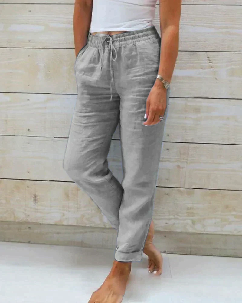 Stacy - pantalon en lin pour femme – Image 5