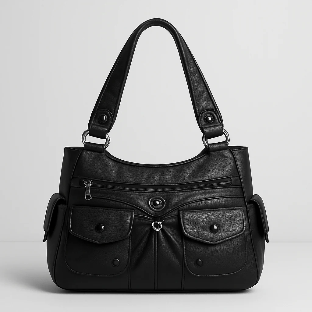 Femme - Sac à bandoulière - Fourre-tout élégant en faux cuir