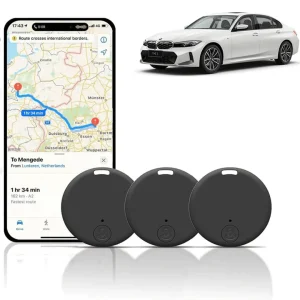 TrackMate Mini GPS Tracker - Localisateur de voiture et de clés puissant