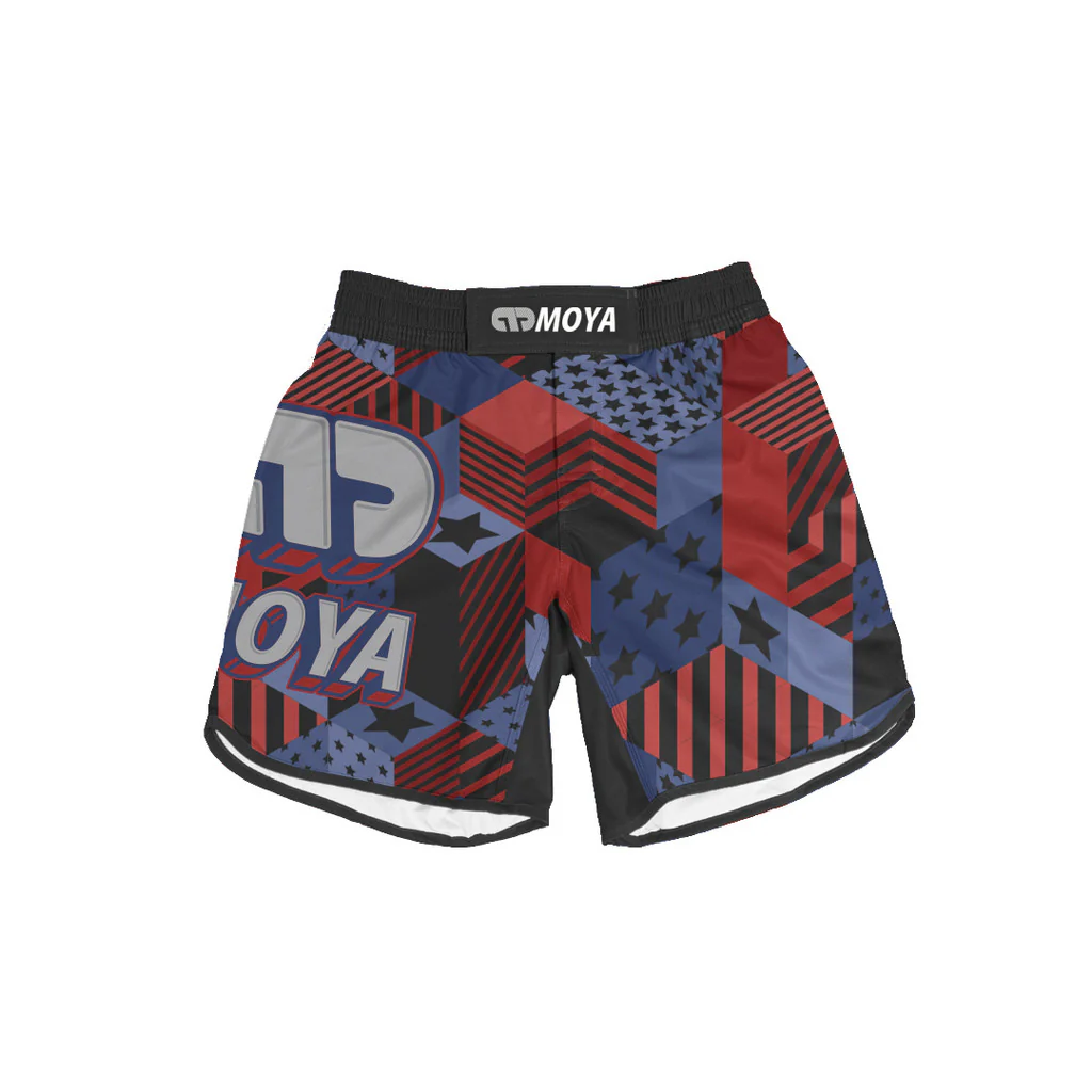 Moya Starts & Stripes Training Shorts- Negro