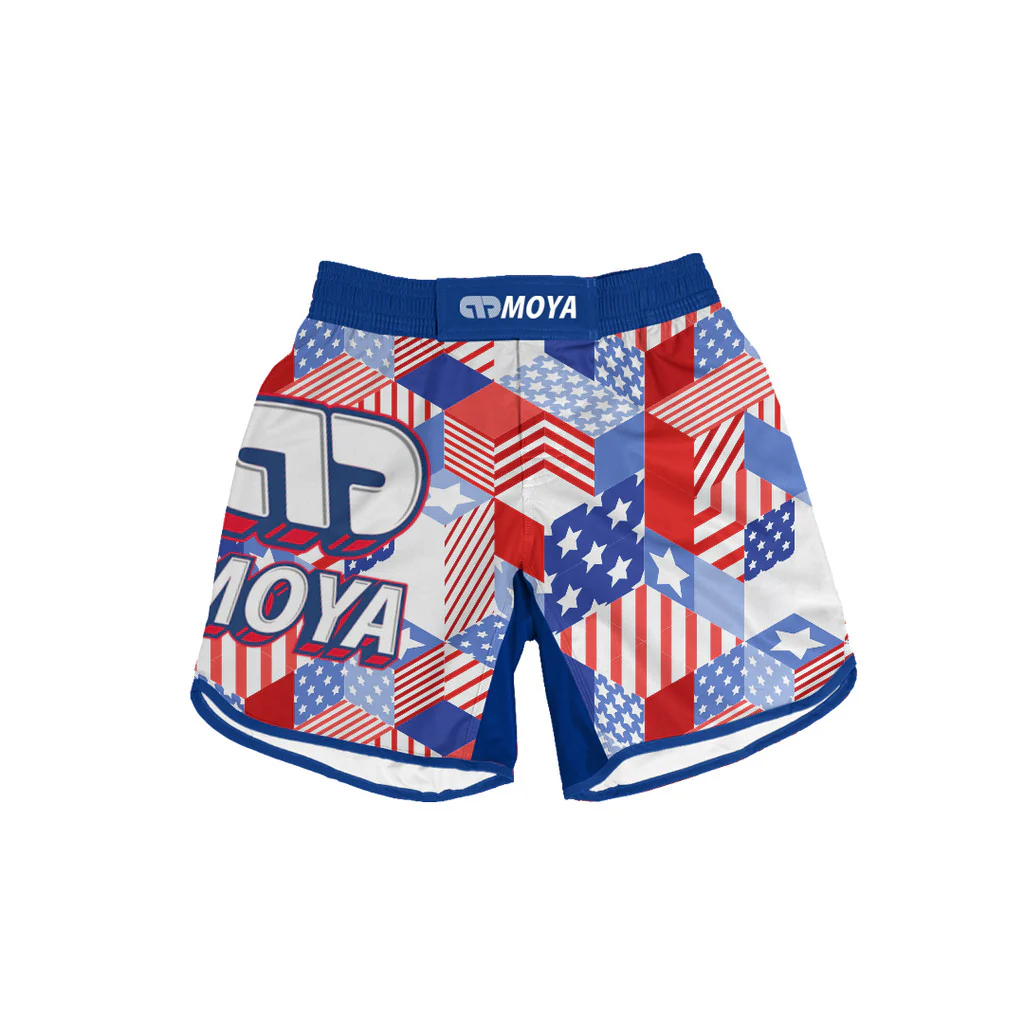 Moya Starts & Stripes Training Shorts- Blanco – Image 2