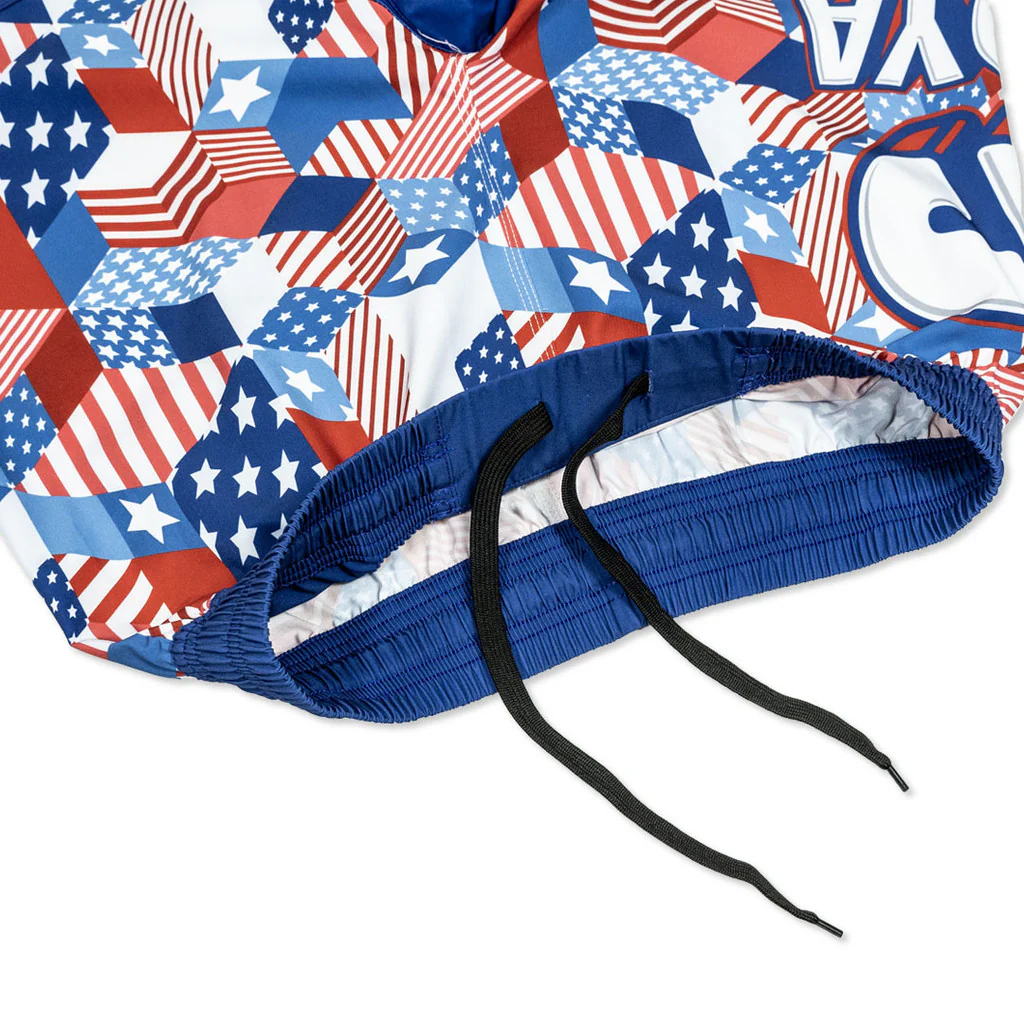 Moya Starts & Stripes Training Shorts- Blanco – Image 5