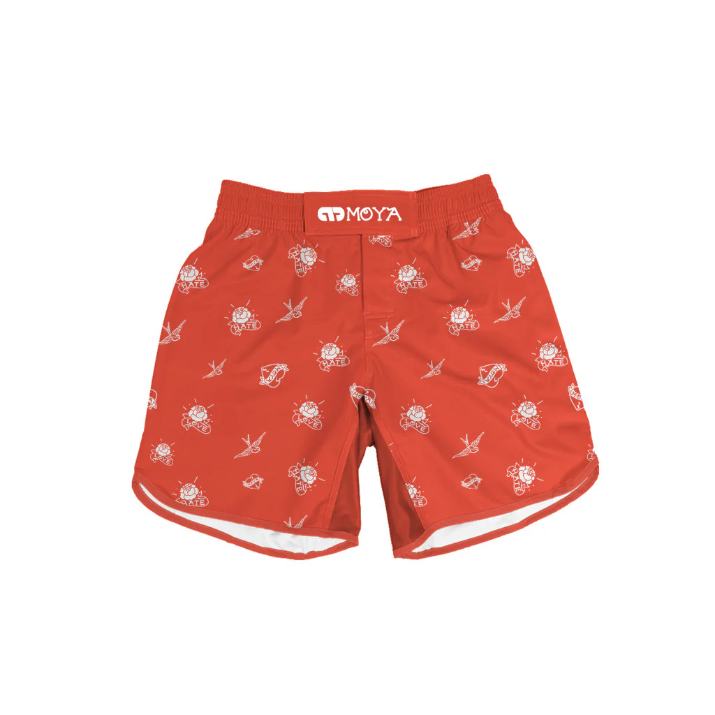 Love X Hate Red Training Shorts