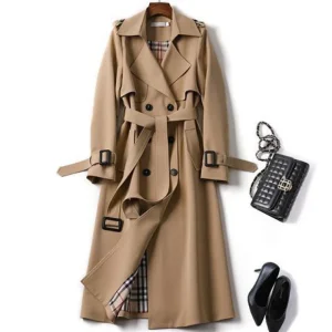 Trench-coat élégant pour femmes - parfait pour l'automne, intemporel et léger