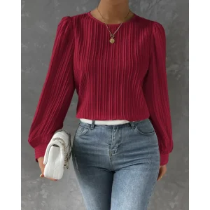 Aileen | Blouse élégante femme pour l'automne | Manches longues