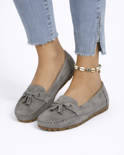 Mocassins femme style classique à pampilles avec couture apparente et semelle crantée – Image 8