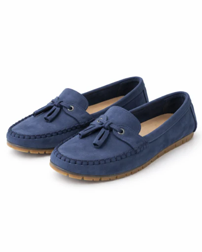 Mocassins femme style classique à pampilles avec couture apparente et semelle crantée – Image 5