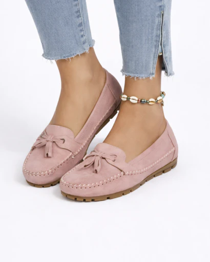 Mocassins femme style classique à pampilles avec couture apparente et semelle crantée – Image 7