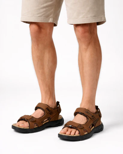 Sandales homme à brides ajustables et semelle épaisse – Image 5