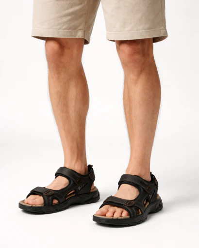 Sandales homme à brides ajustables et semelle épaisse – Image 7