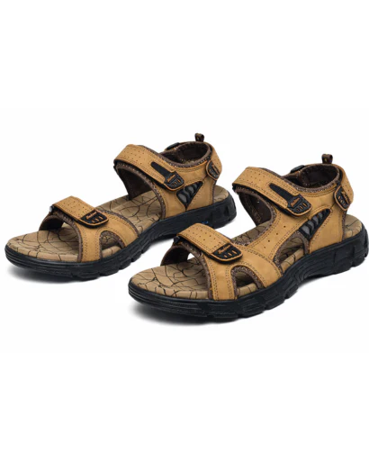 Sandales homme à brides ajustables et semelle épaisse – Image 3