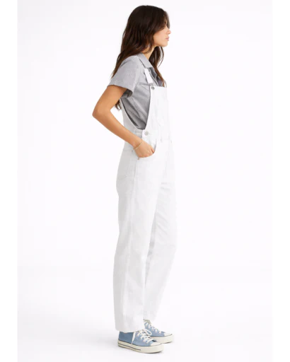 Salopette femme avec bretelles ajustables et poche frontale – Image 6