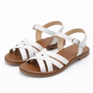 Sandales femme à brides croisées