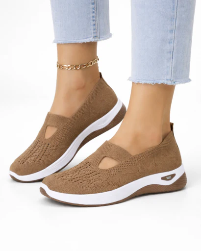 Baskets légères respirantes femme semelle compensée – Image 9