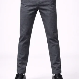 Pantalon Homme Slim Élégant Coupe Ajustée
