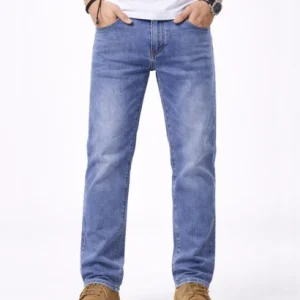 Jean Homme Coupe Droite Style Classique