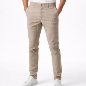 Pantalon homme coupe slim – pantalon casual élégant et moderne