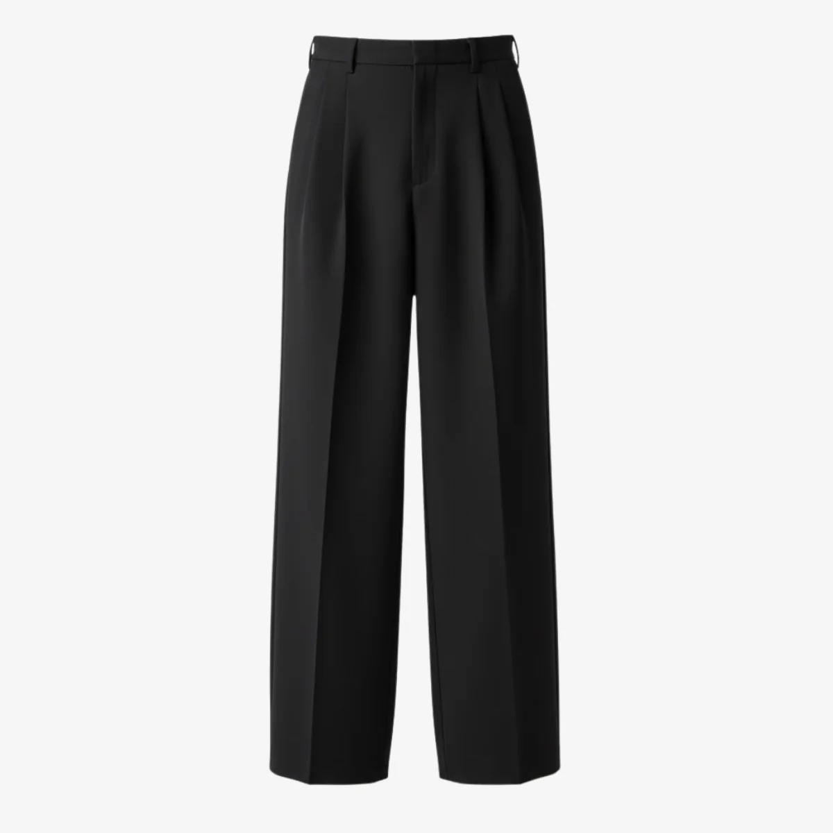 Pantalon Plissé à Jambe Large pour Homme – Style Casual Moderne – Image 3