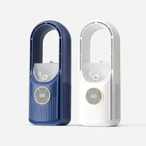 Ventilateur de table et à main sans fil - Bladeless Ventilateur USB, Portable & Silencieux