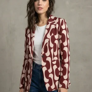 Blazer Motif Imprimé Graphique