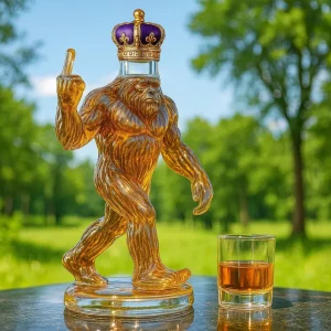 Carafe à Whisky Drôle Bigfoot Verre Bouteille