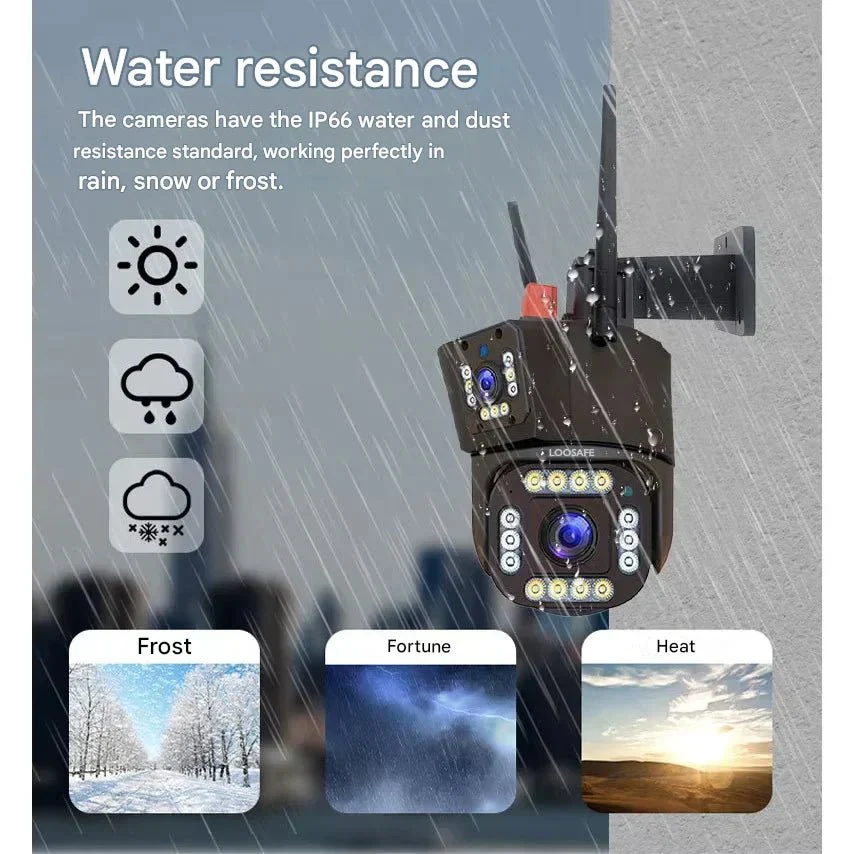 FORTICAM 4K - Caméra de sécurité sans fil alimentée par énergie solaire avec double objectif et vision nocturne – Image 9