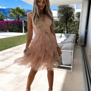 Robe d'automne Elviana - Élégante, chaleureuse et parfaite pour toutes les occasions