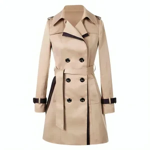 Finn | Grand trench-coat coupe-vent automnal