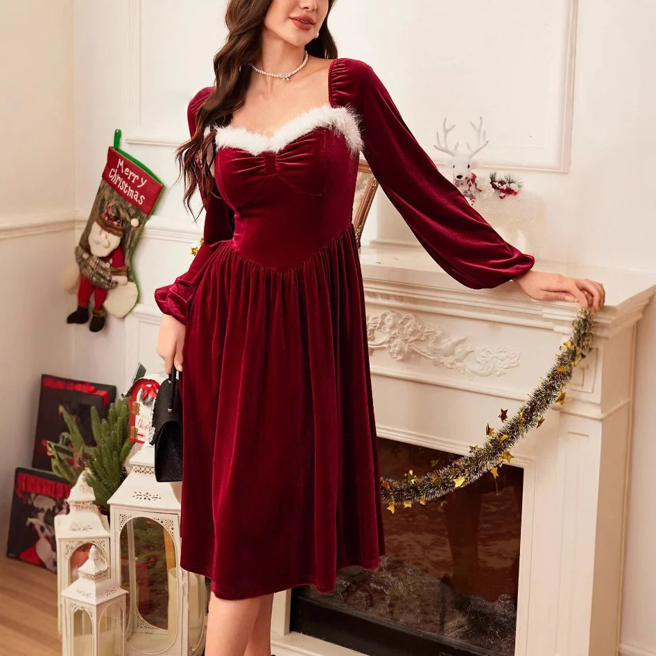 Robe Clara™ : L'Élégance de Noël – Image 6