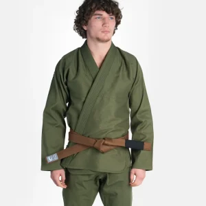 Kimono BJJ ( Gi) Progress The Academy- Verde Bosque- CINTURON BLANCO INCLUIDO