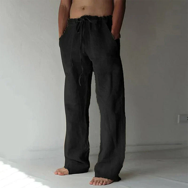 Arthur - pantalon large en lin pour homme – Image 5