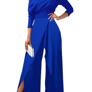 Anne | Combinaison élégante à épaulettes avec fente stylée pour femmes