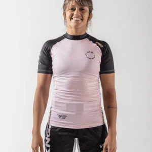 Rashguard Kingz Born To Rule Women´s Short Sleeve- Rosa
