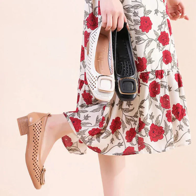 Renée | Mocassins Aérés Carrés – Image 4