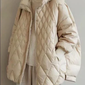 Veste zippée à capuche en duvet de canard pour dames - spéciale hiver