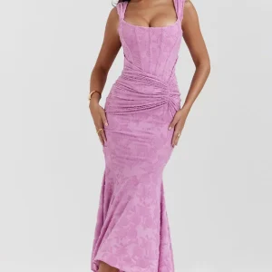 Robe de soirée Catalina pour femme – Robe élégante en dentelle pour occasions spéciales